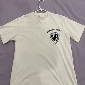 Uniqlo White Short Sleeve Tees Cotton Crew Neck